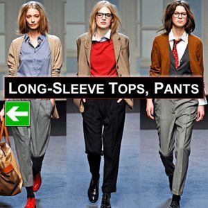 Women's Long Sleeves Blouses Tops & Pants